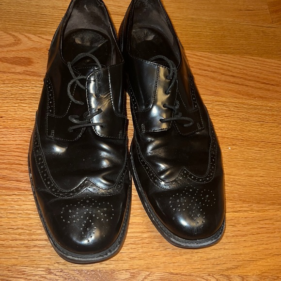 Johnston and Murphy Wing-tip Derby’s Men’s Black Oxfords size 11.5 main image 6